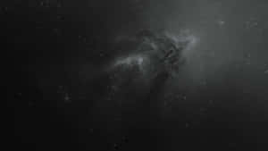 在廣闊寂靜的星系中，帶有散落星星的黑暗宇宙星雲。 — 最黑暗地牢 壁紙