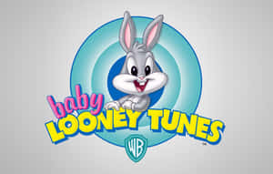 BB Bugs Bunny 卡通標誌，配有彩色文字同 Warner Bros 盾牌。