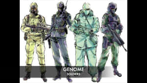四名戴面具的士兵身穿戰術裝備手持步槍。 — 搏擊會 GIF 壁紙