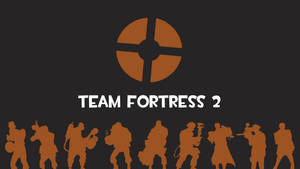 Team Fortress 2 標誌，下方有橙色角色剪影。