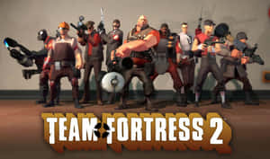Team Fortress 2 角色穿著戰鬥裝備拿著武器擺姿勢。 — 團隊要塞2 壁紙