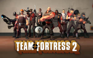 Team Fortress 2 角色穿著戰鬥裝備手持武器擺姿勢。