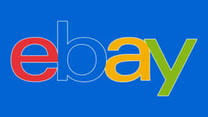 eBay 標誌，多色字母在藍色背景上