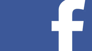 藍色背景上的白色Facebook標誌
