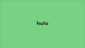 純綠色背景上的 Hulu 標誌 — 螢幕保護 壁紙