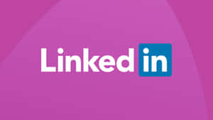 紫色漸變背景上的LinkedIn標誌