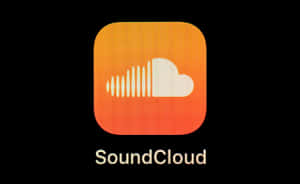 SoundCloud 應用程式圖標，帶有橙色漸變和白色雲朵聲波符號。 — 螢幕保護 壁紙