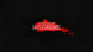黑色背景上紅色濺射嘅 PlayerUnknown's Battlegrounds 標誌