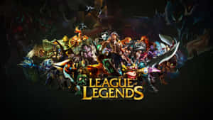 《英雄聯盟》遊戲角色在黑暗奇幻戰鬥場景中。