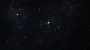 繁星點點的夜空，在深空中閃耀著星雲和閃爍的星星。