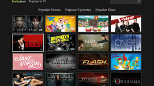 Hulu Plus 電視節目縮圖網格，標題包括《葛咸城》和《阿森一族》。