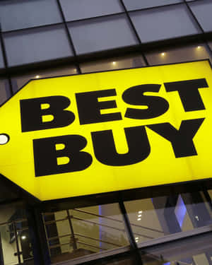 玻璃建築外牆上的Best Buy商店標誌 — Apple Watch Ultra 壁紙