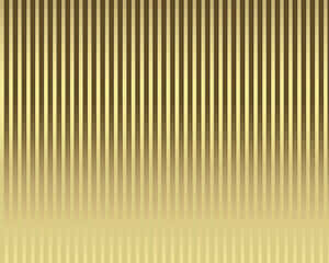 帶有垂直金色和棕色條紋的漸變圖案牆紙。 — 5:4 壁紙