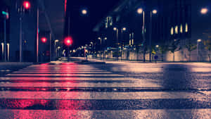 夜城背景 — 紐約市夜晚 壁紙