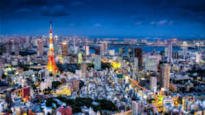4K動漫東京夜景