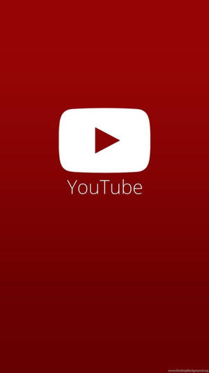 YouTube標誌在紅色漸變背景上 — 夜景城市 壁紙