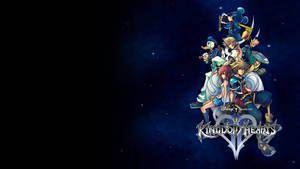 Kingdom Hearts動畫角色以英雄姿態站在星空夜空前。