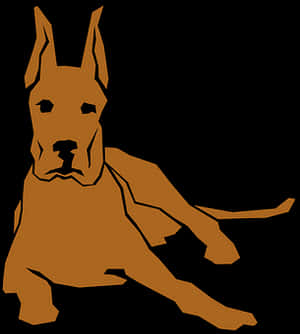 大丹犬剪影
