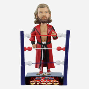 Big John Studd 搖頭公仔喺摔角擂台玩具