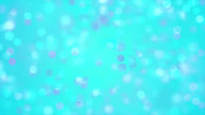 發光的藍綠色散景，帶有漂浮粒子，適合夢幻抽象背景。 — 藍天 壁紙