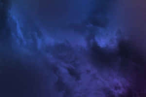 深藍色和紫色的宇宙星雲，太空中散佈著星星。 — 太空美學 GIF 壁紙