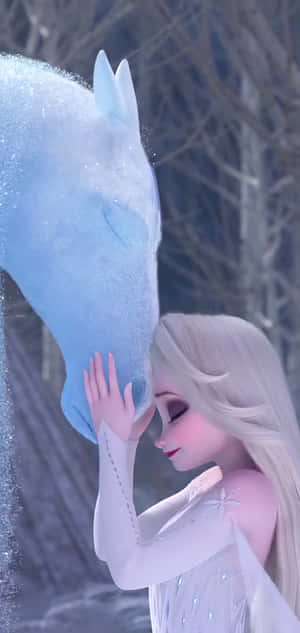 《冰雪奇緣2》愛莎白色連身裙 — 小米17 Max 壁紙