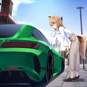 動漫汽車背景 — 酷車 壁紙