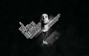 Drake 肖像，專輯名稱文字在他周圍形成鑽石形狀。