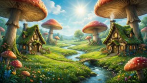 色彩繽紛且充滿魔幻氣息的伊爾美格風景