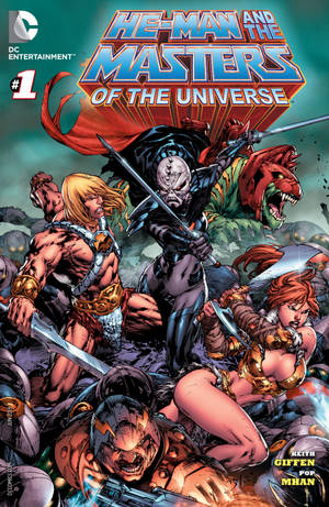 He-Man 與宇宙大師角色手持劍和盔甲擺出戰鬥姿勢。