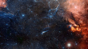 深空中充滿活力的宇宙星雲和星星 — 銀河 壁紙