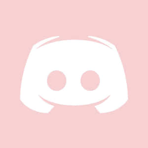 粉紅背景上的白色 Discord 標誌