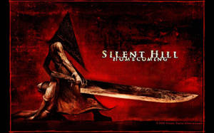 Silent Hill Homecoming 遊戲角色，大劍，紅色恐怖場景