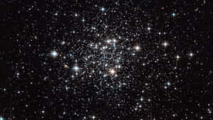 在黑暗夜空中閃耀的密集星團。 — 星星 壁紙