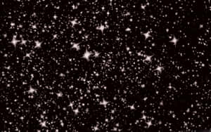 閃爍的星星散落在黑色夜空中。 — 2880x1800 壁紙