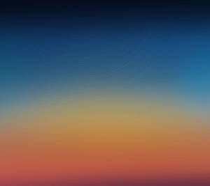 抽象漸變天空，從藍色到橙粉色色調，帶有柔和的彎曲光線條紋。 — Xiaomi 壁紙
