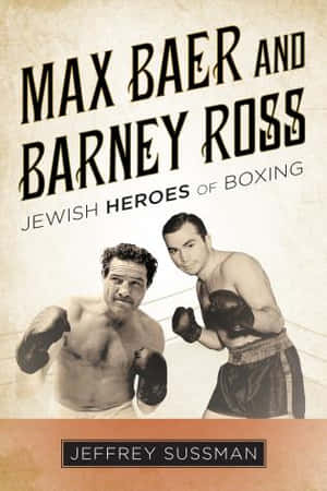 書籍封面以復古棕褐色調展示兩位猶太拳擊冠軍 Max Baer 和 Barney Ross。