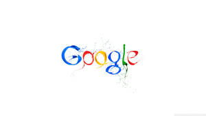 白色背景上由彩色油漆飛濺組成的 Google 標誌