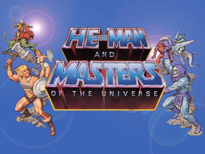 He-Man和Masters of the Universe標題卡，角色以動態姿勢呈現。