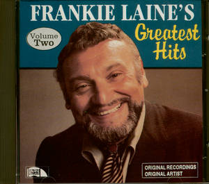 Frankie Laine 喺佢嘅 Greatest Hits Volume Two 唱片封面上微笑。