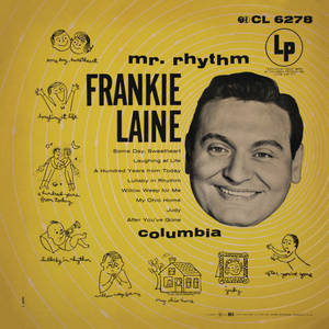 Frankie Laine 專輯封面，黃色背景，帶有歌曲主題插圖。