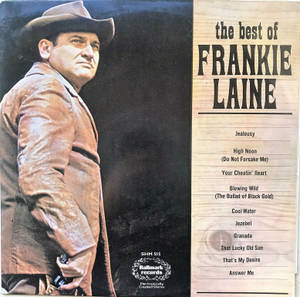 Frankie Laine 戴牛仔帽持左輪手槍的專輯封面