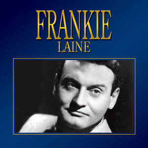 Frankie Laine的肖像，藍色背景上帶有金色文字。