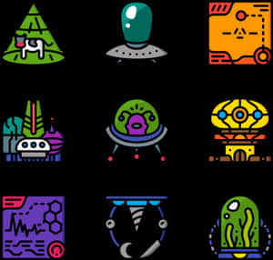 外星UFO，高清PNG下載 — Alienware GIF 壁紙
