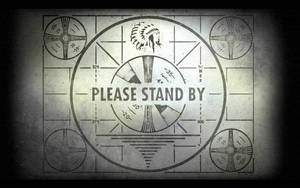 雷達屏幕，帶有「PLEASE STAND BY」和美洲原住民頭飾圖標。