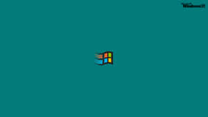 Windows 98 標誌在青色背景上，角落有 Microsoft 文字。