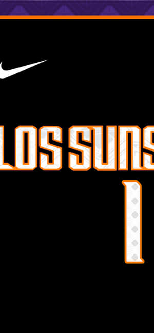 Phoenix Suns 籃球球衣，帶有一號同 Nike 標誌。 — Motorola Edge 70 Plus 壁紙