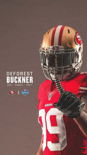 Deforest Buckner 身穿三藩市49人隊制服手持指揮棒