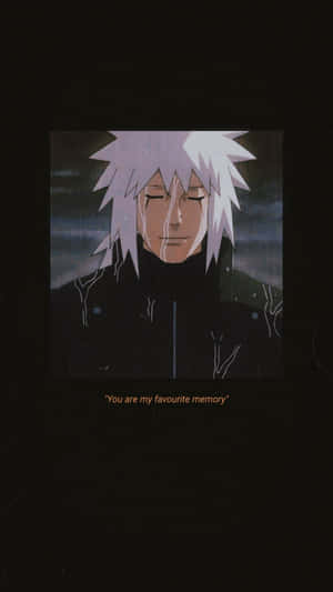 白髮流淚的動漫角色，下方文字寫著 You are my favourite memory。