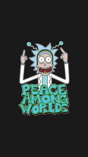 《瑞克和莫蒂》中的瑞克·桑切斯與文字 peace among worlds